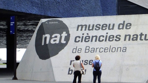 Entrance to the Barcelona’s Museum of Natural Sciences