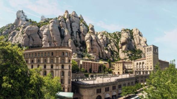 Montserrat mountain and monastery