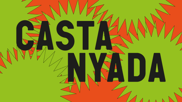 Bànner amb el text: castanyada